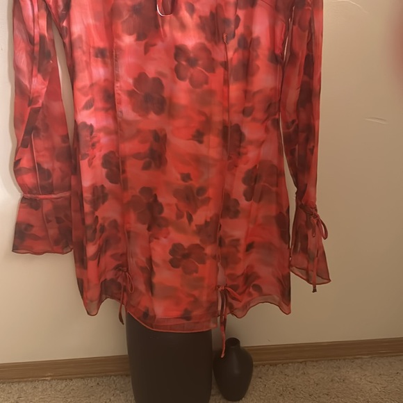 Red and black mini dress. Princess Polly, size 8 - Picture 2 of 6